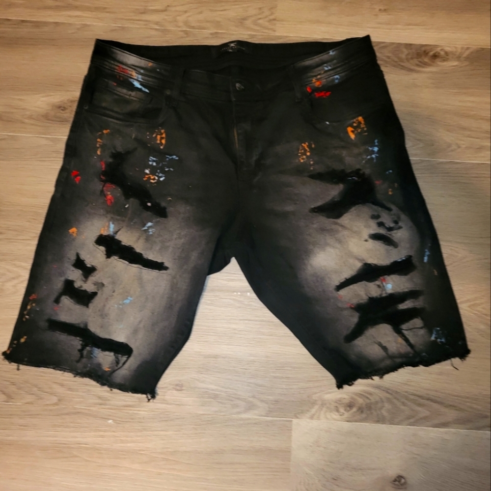 Men's hip hop designer shorts (worn 3x)